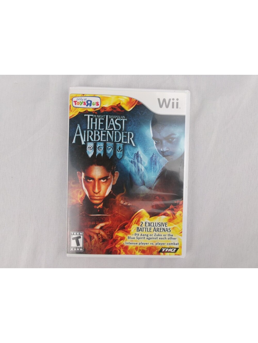 The Last Airbender Toys R Us Exclusive Nintendo Wii 2010 CIB Tested